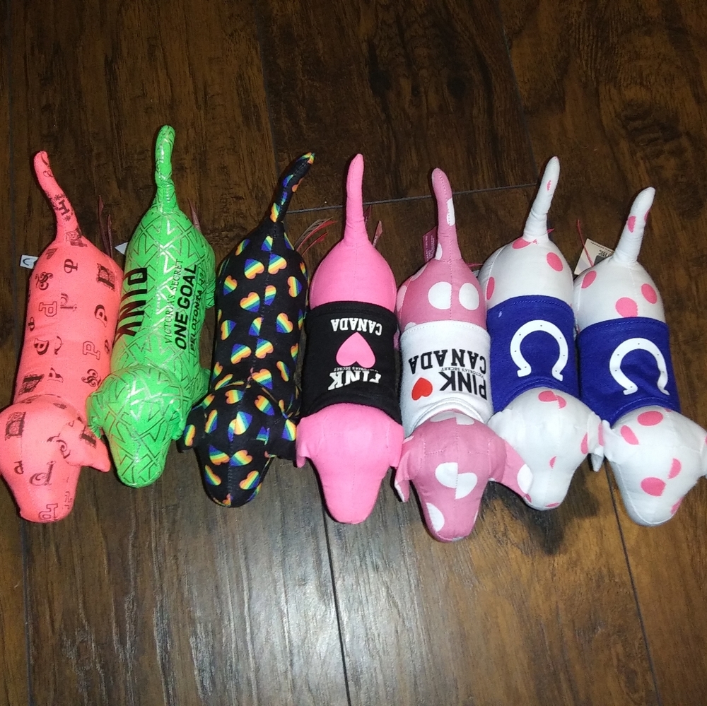 Victoria's secret pink dogs